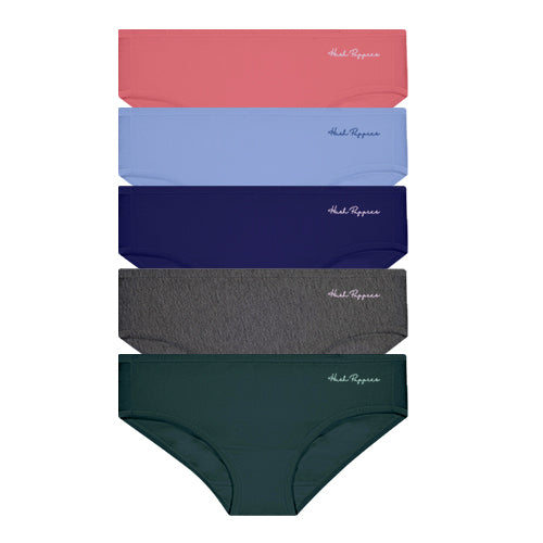 Cotton Spandex Hipster 5pcs Ladies Panties HLU008953