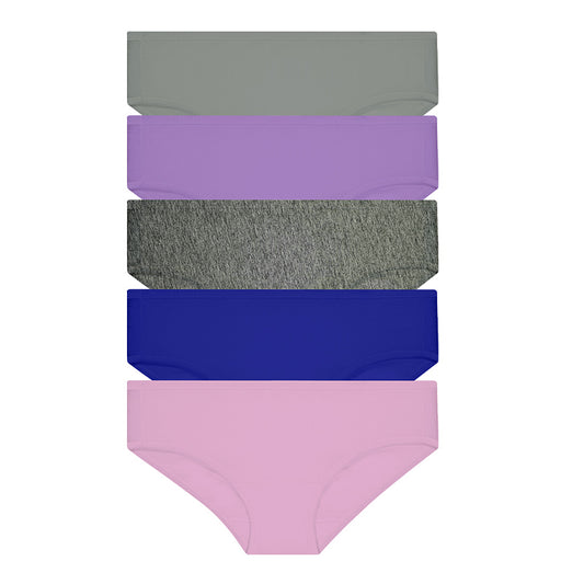 Cotton Spandex Hipster 5pcs Ladies Panties HLU008957