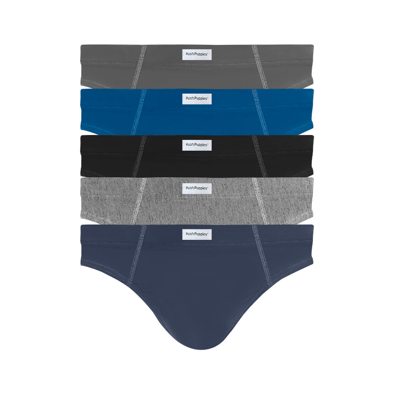 5pcs Men's Briefs | Bamboo Spandex | Mini | HMB237991AS1