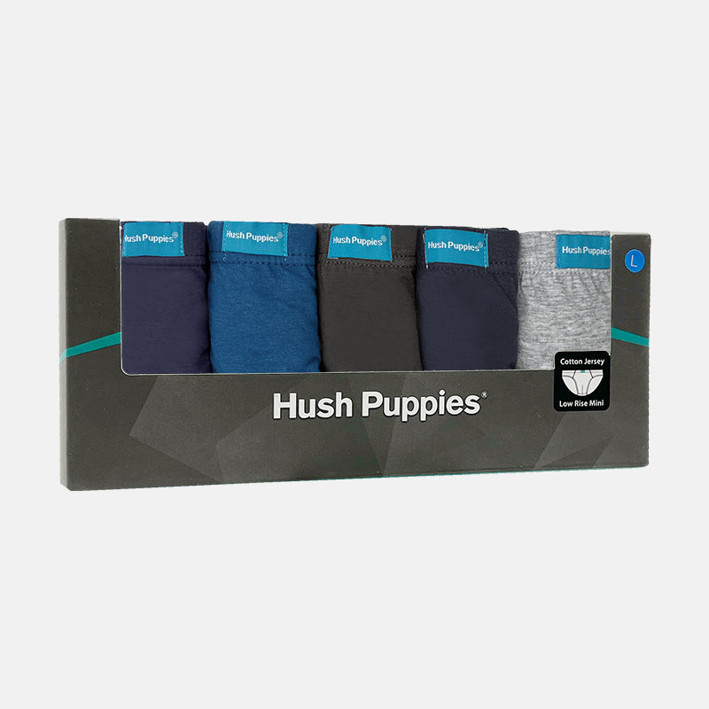 5pcs Men's Briefs | Cotton Jersey | Low Rise Mini | HMB679424