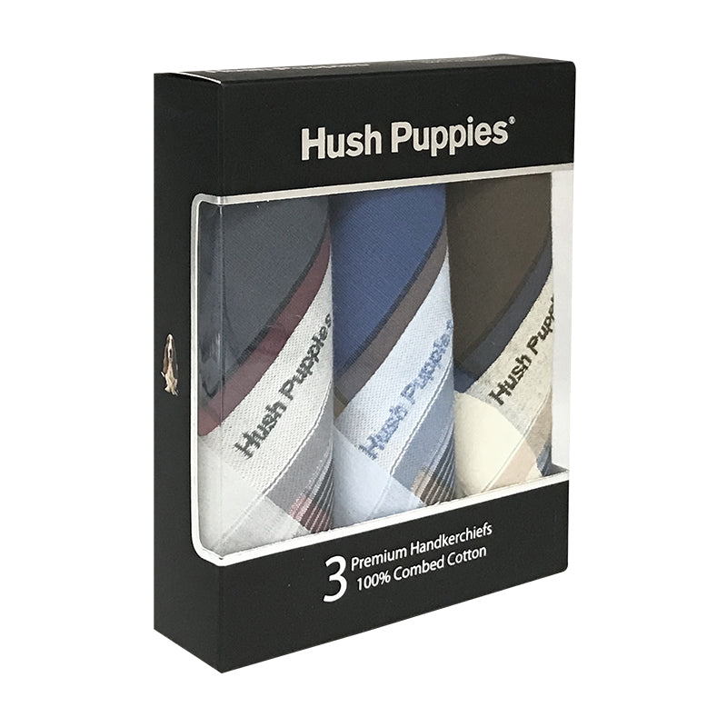 3pcs Men's Handkerchief Set | 100% Combed Cotton | HMN909669AS1