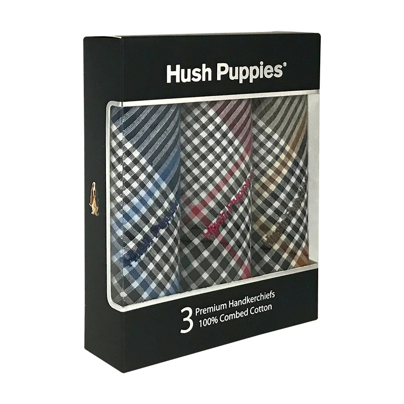 3pcs Men's Handkerchief Set | 100% Combed Cotton | HMN909669AS1