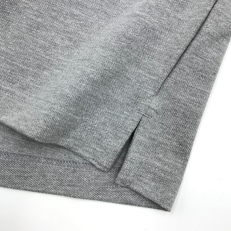 Men's Basic Solid Polo With Small Dog Embroidery | Pique 100% Cotton | HMP107888