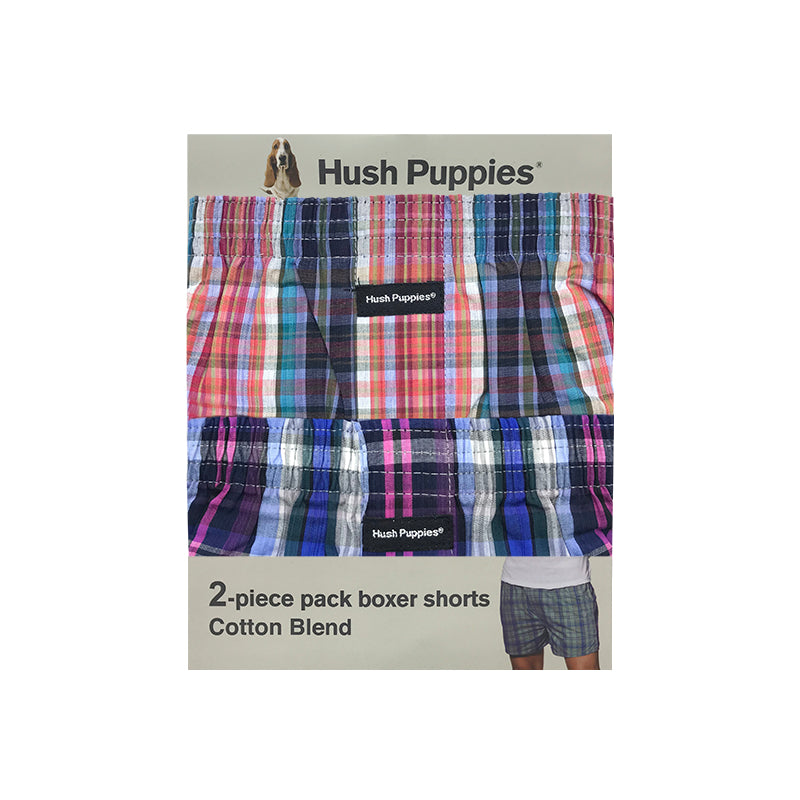 2pcs Men's Woven Boxer Shorts | Cotton Blend | HMX937275