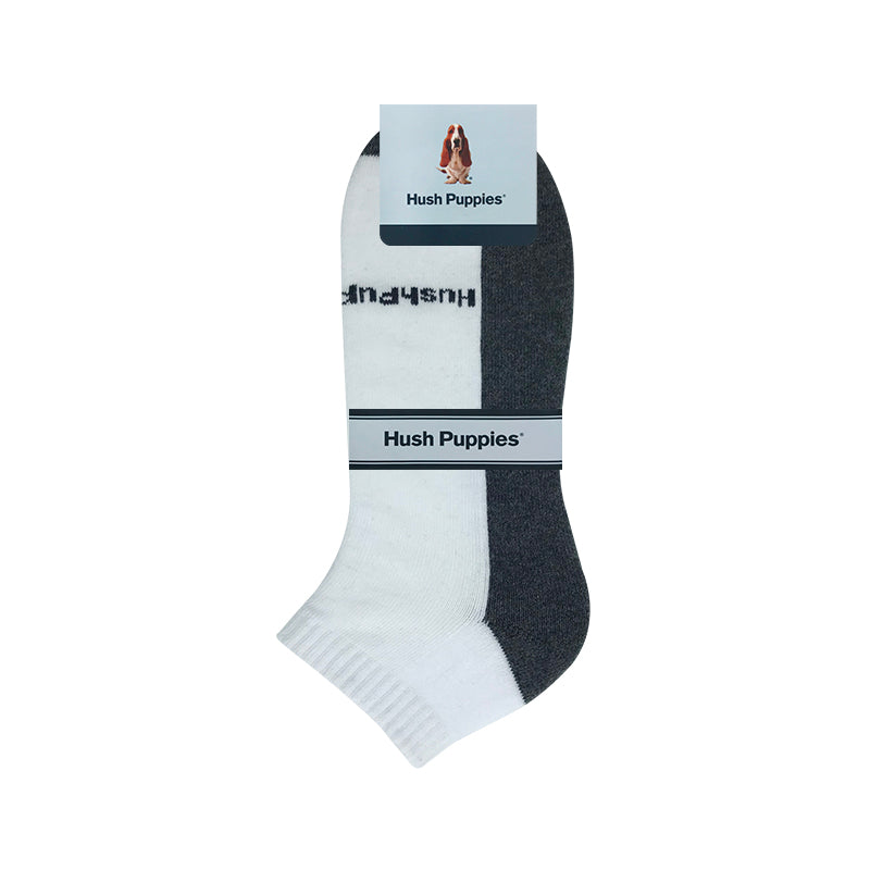 3prs Men's White Ankle Half Terry Socks | Cotton Elastane | S136