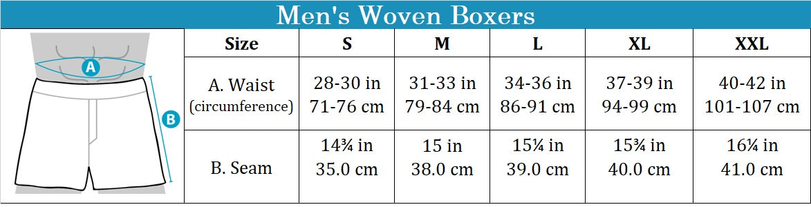 1pc Men's Woven Boxer Shorts | Cotton Blend | HMX807076