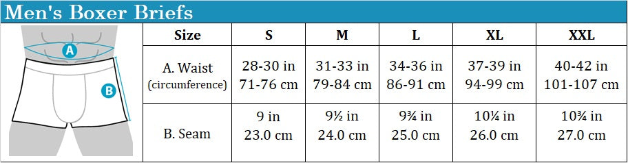 2pcs Men's Boxer Briefs | Bamboo Spandex | BS2323