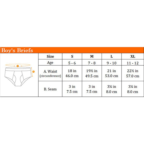 5pcs Boys' Briefs | Combed Cotton | Mini | HBB009779