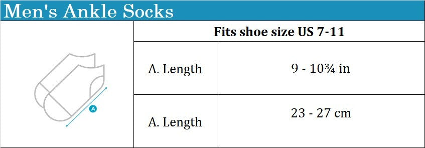 3pcs Men's Ankle Socks | HMS432853AS1
