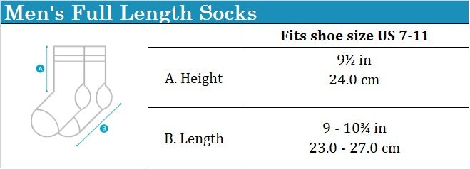 3prs Men Full Length Socks | Bamboo Spandex | HMS469462