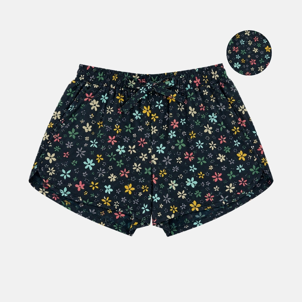 Ladies' Full Print Shorts | Cotton | HLM559690