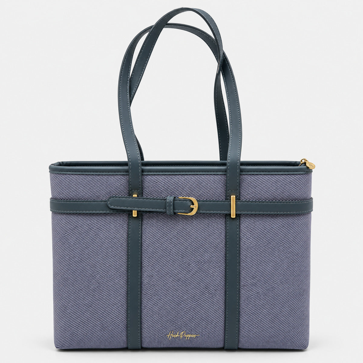 Women's Belted Tote Bag | PU Leather | HLA659930