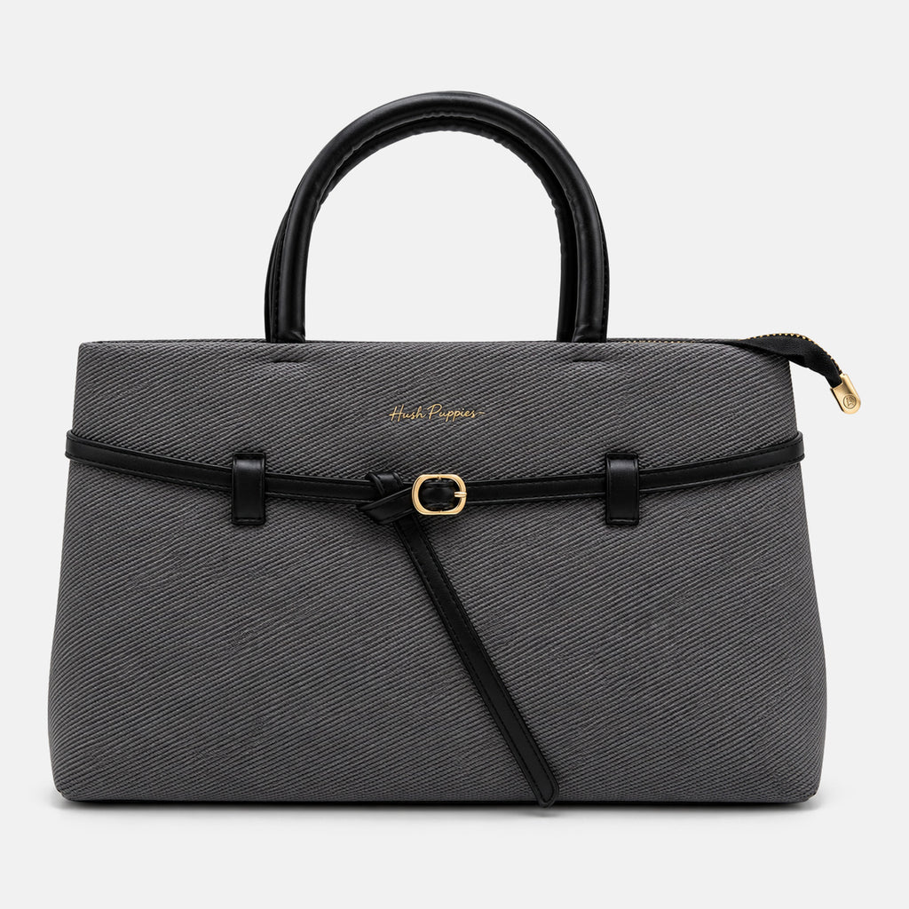 Women's Belted Top Handle Bag | Synthetic Leather | HLA659931