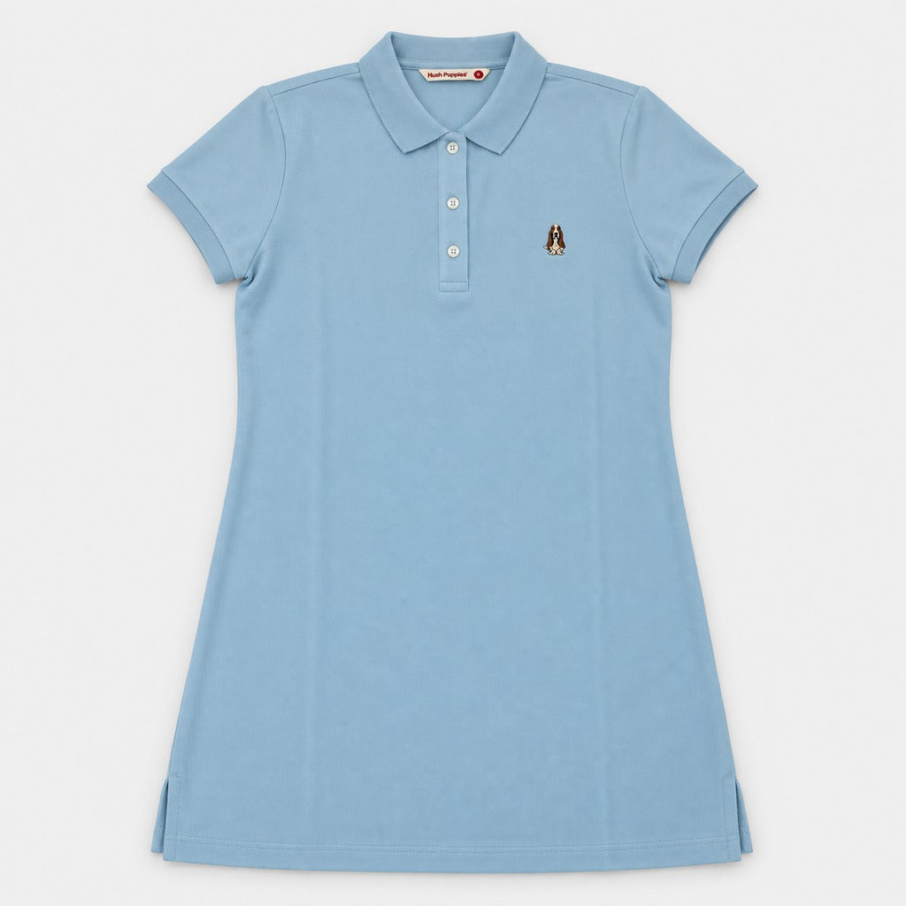 Women's Relaxed Polo Dress | Cotton Blend | HLD651050