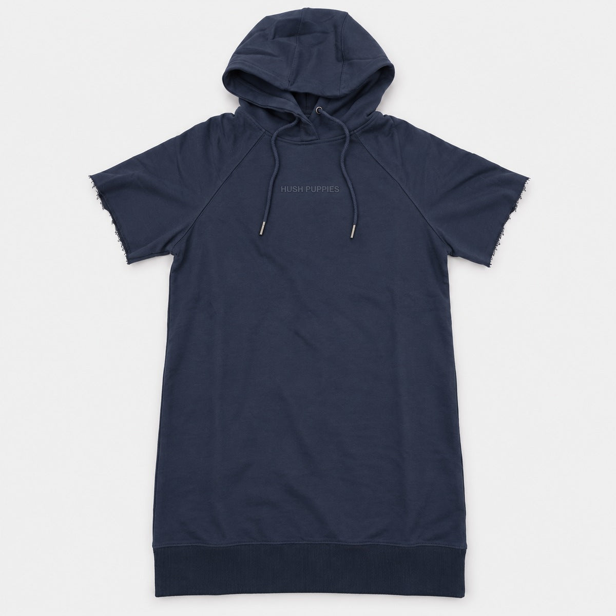 Women's Short Sleeve Hoodie Dress | 100% Cotton | HLD651107