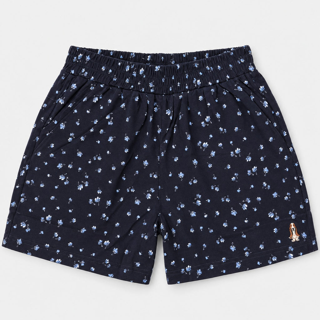 Women's Printed Easy Shorts | 100% Cotton | HLM639908