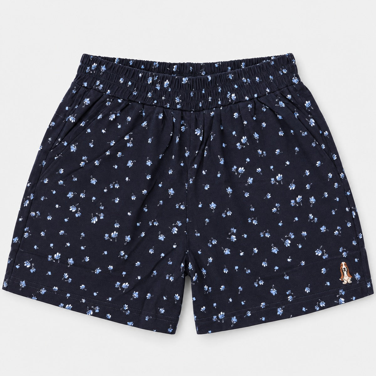 Women's Printed Easy Shorts | 100% Cotton | HLM639908