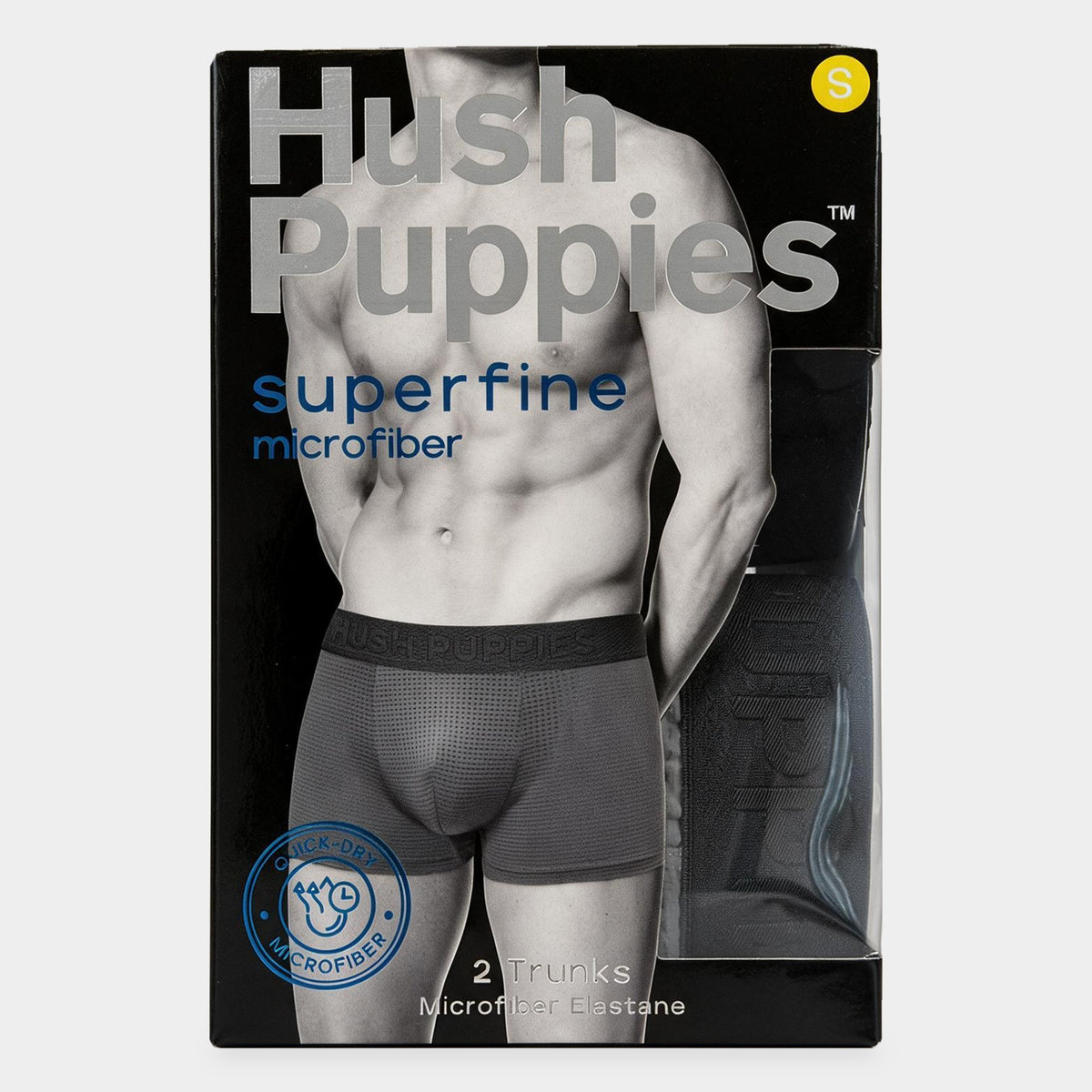 2pcs Men's Superfine Trunks | Microfiber Elastane | HMK671041