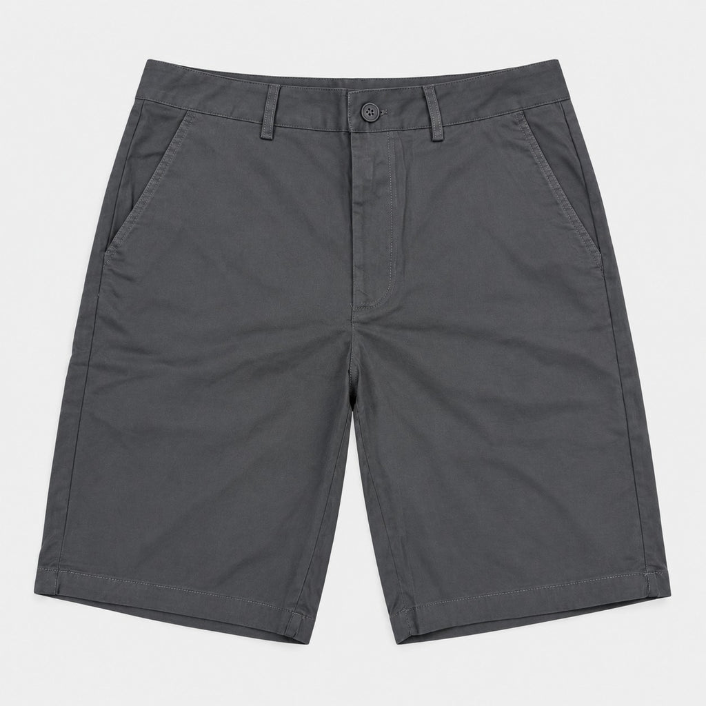 Men's Woven Bermuda Shorts with Slant Pockets | 100% Cotton | HMM651052