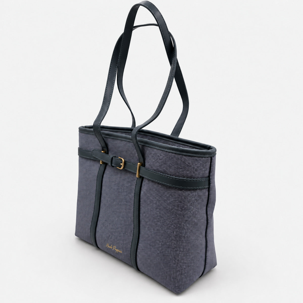 Women's Belted Tote Bag | PU Leather | HLA659930