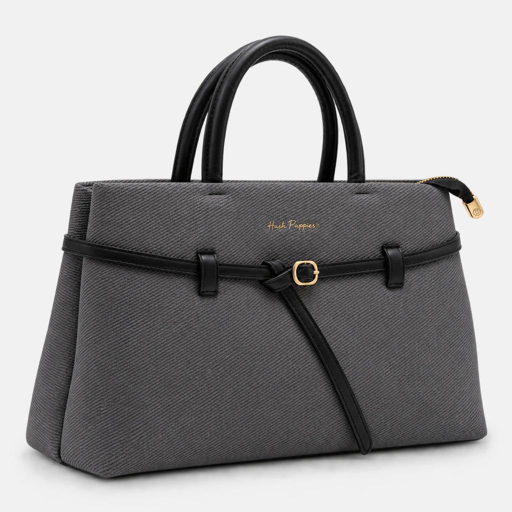 Women's Belted Top Handle Bag | Synthetic Leather | HLA659931