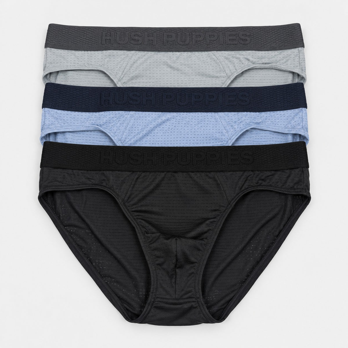 3pcs Men's Superfine Mini Briefs | Microfiber Elastane | HMB671040