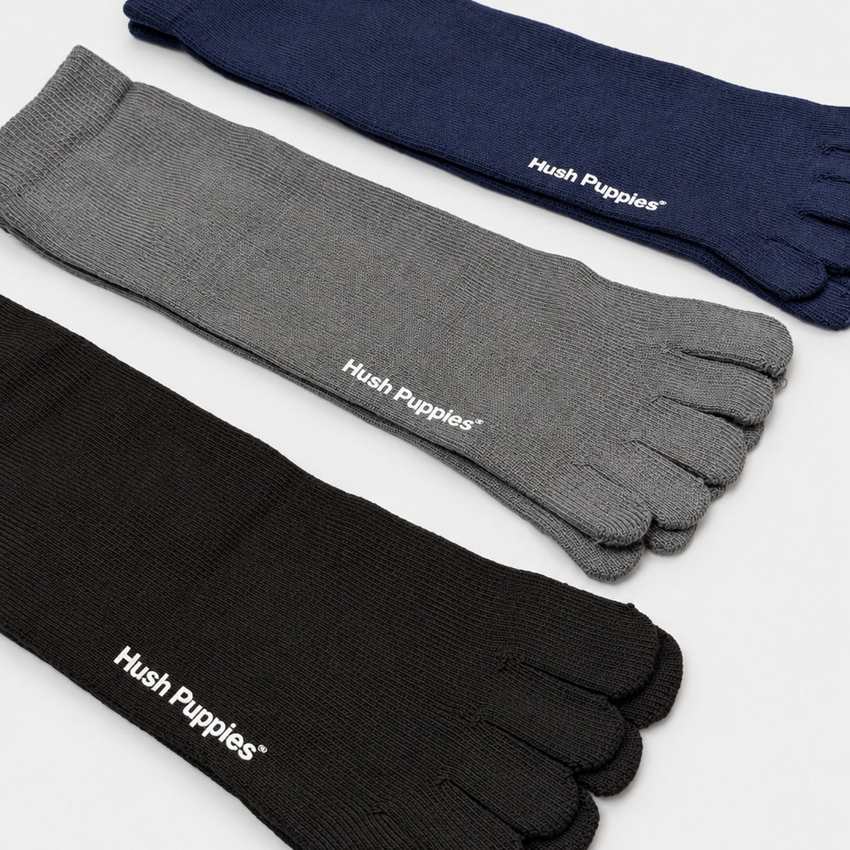 Men's 3prs Quarter Length Toe Socks | Cotton | HMS651053