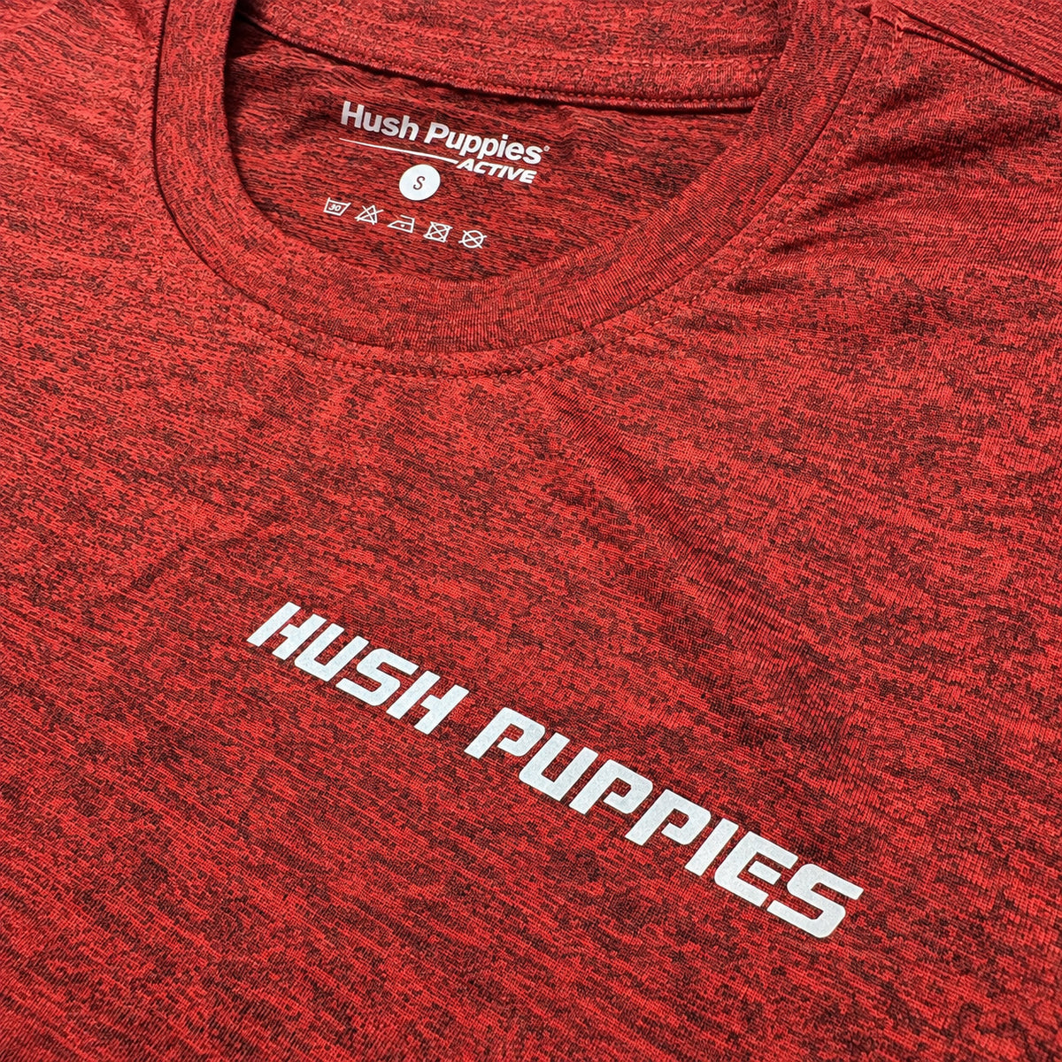 Men's Round Neck Heather Active Tee | Quick Dry | HMT651015