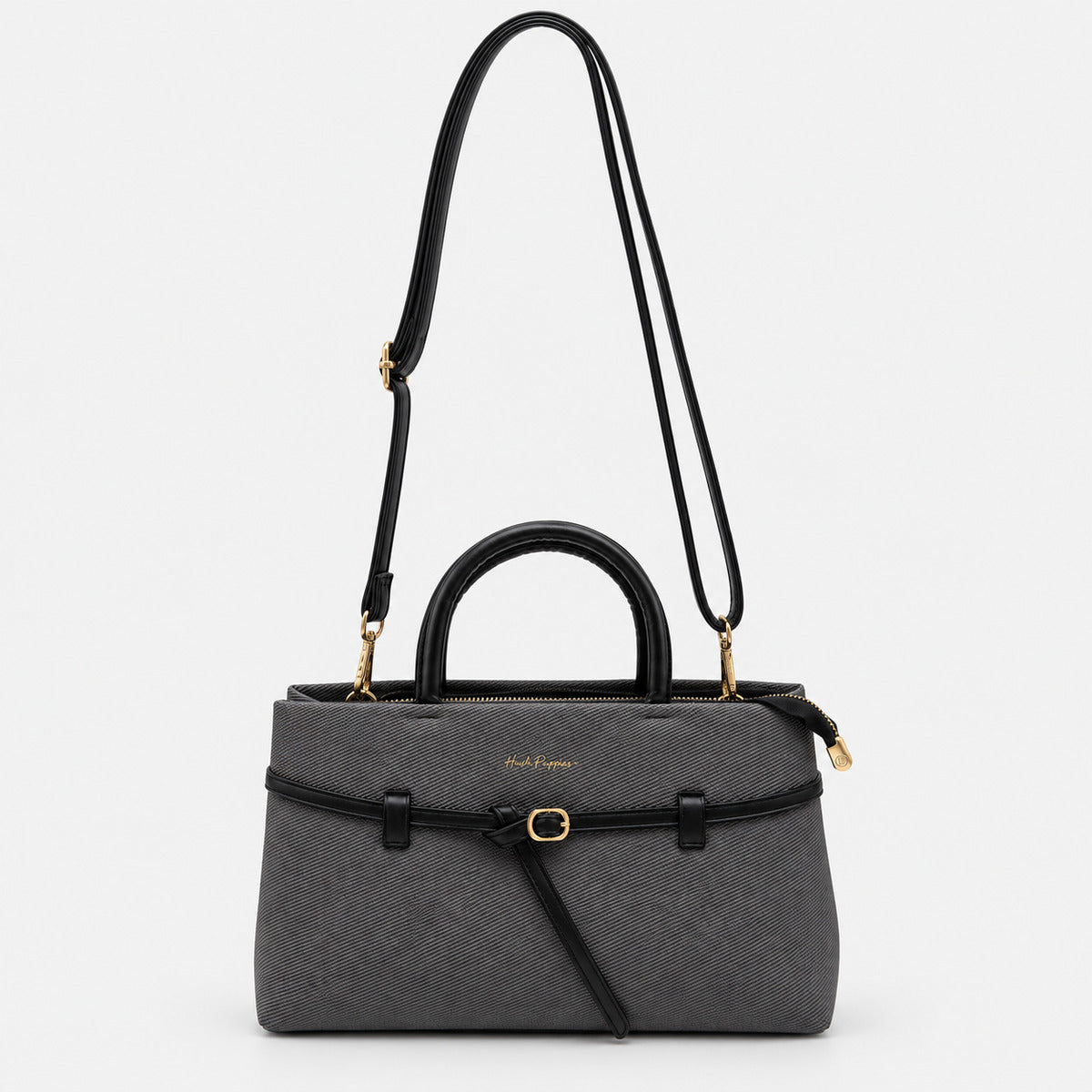 Women's Belted Top Handle Bag | Synthetic Leather | HLA659931