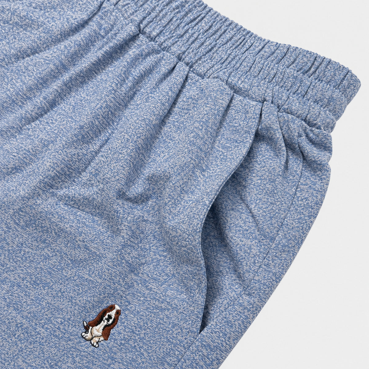 Men's Knit Easy Shorts Melange | Cotton Mixed | HMM601060