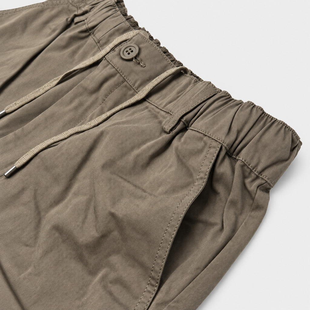Men's Cargo Bermuda Shorts with Elastic Waist and Drawcord | 100% Cotton | HMM651017