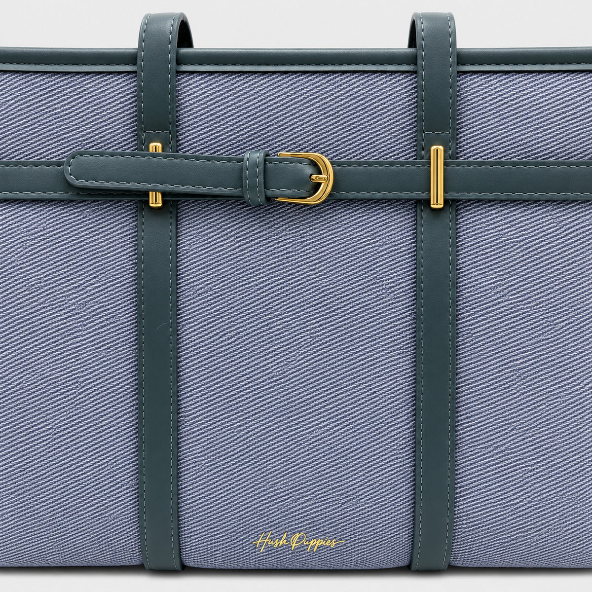 Women's Belted Tote Bag | PU Leather | HLA659930