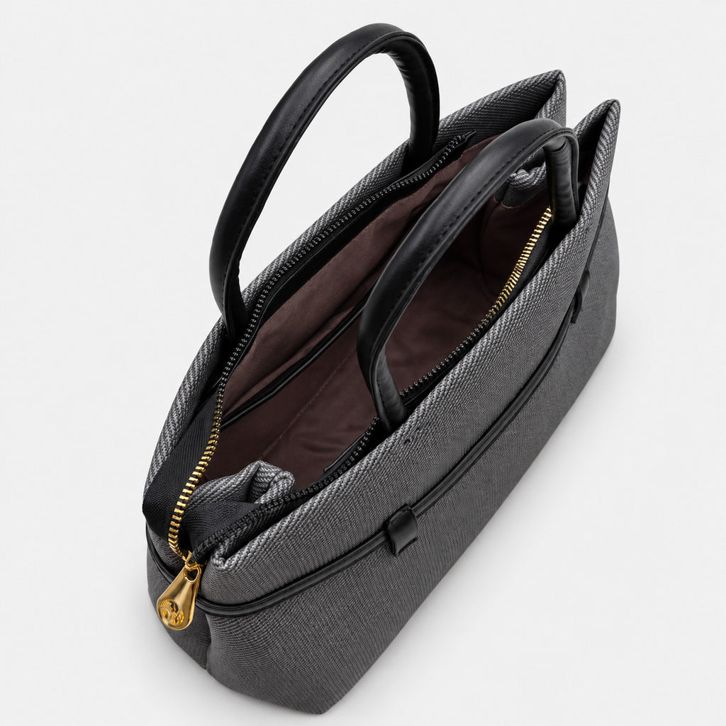 Women's Belted Top Handle Bag | Synthetic Leather | HLA659931