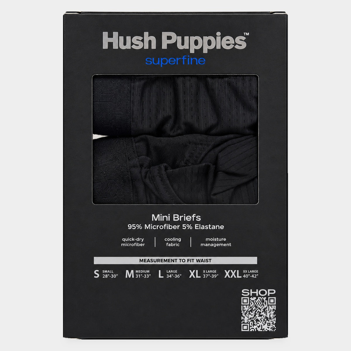 3pcs Men's Superfine Mini Briefs | Microfiber Elastane | HMB671040