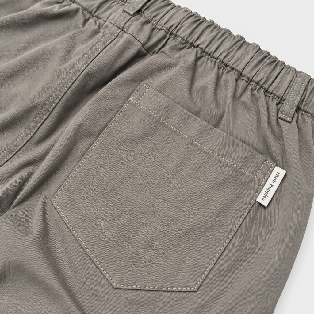 Men's Straight Cut Cargo Pants with Elastic Waist and Drawcord | 100% Cotton | HMJ651018