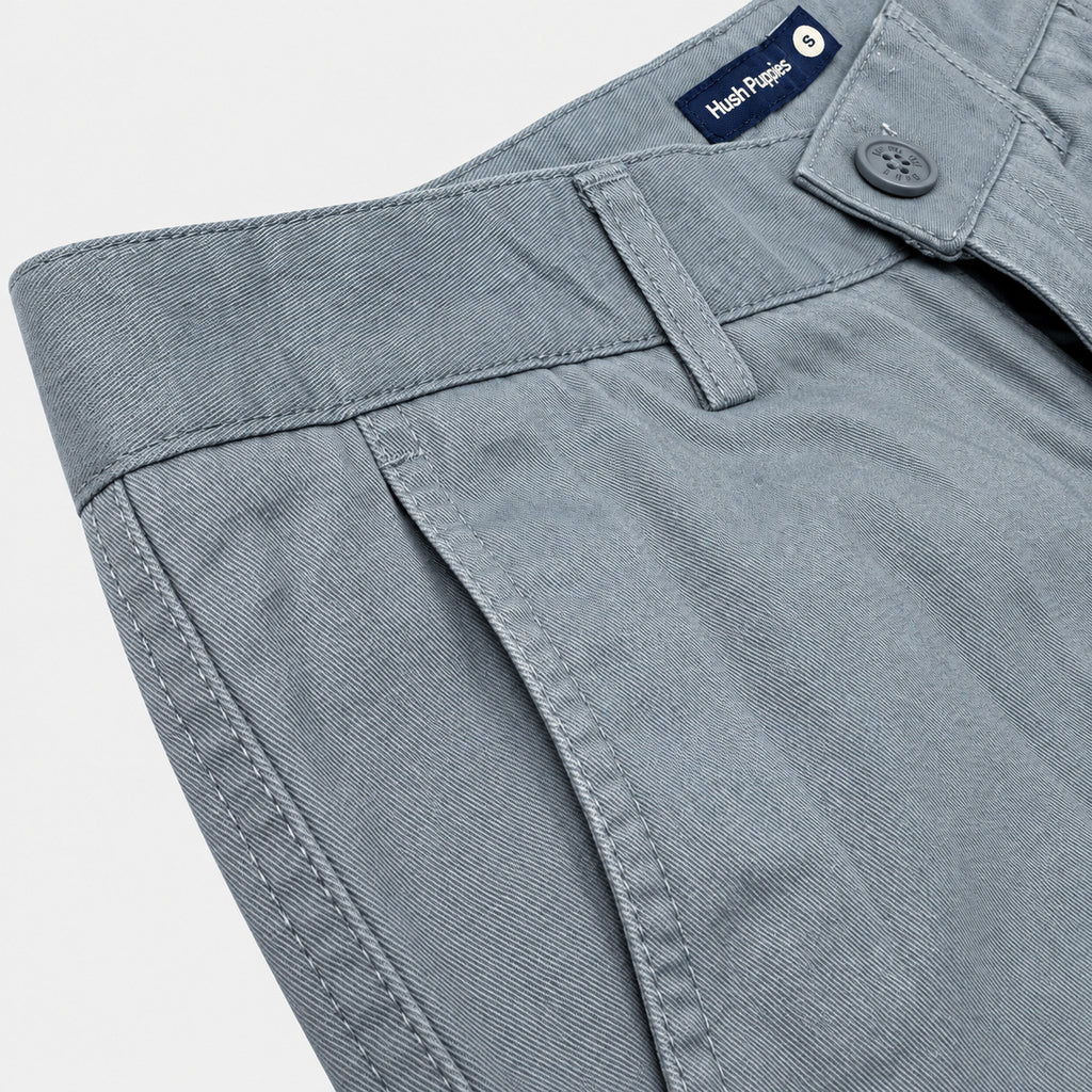 Men's Cargo Bermuda Shorts with Pleated Pockets | 100% Cotton Twill | HMM579849