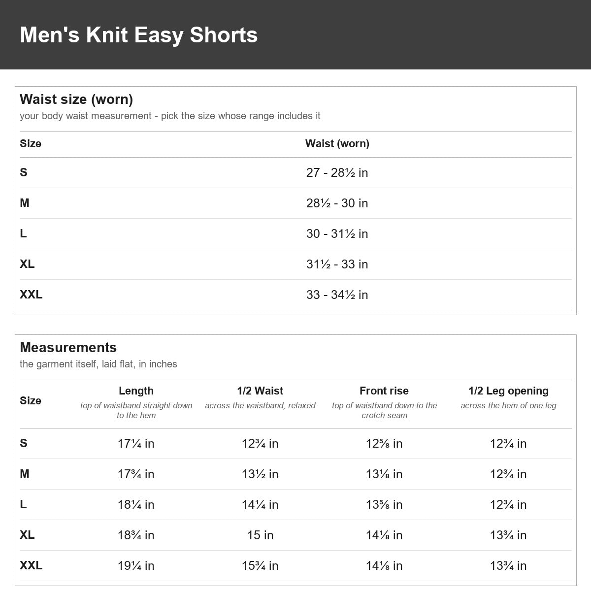 Men's Knit Easy Shorts | 100% Cotton | HMM601061
