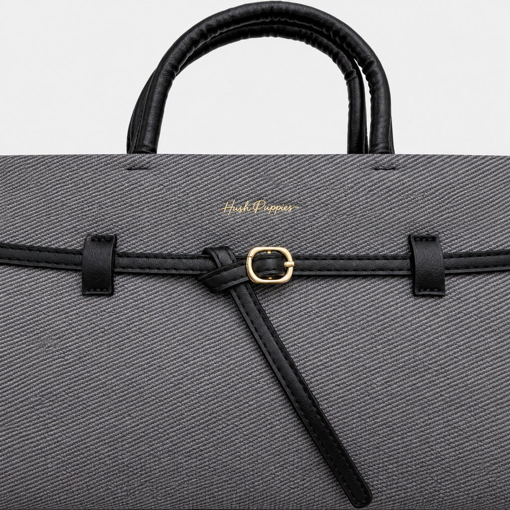 Women's Belted Top Handle Bag | Synthetic Leather | HLA659931