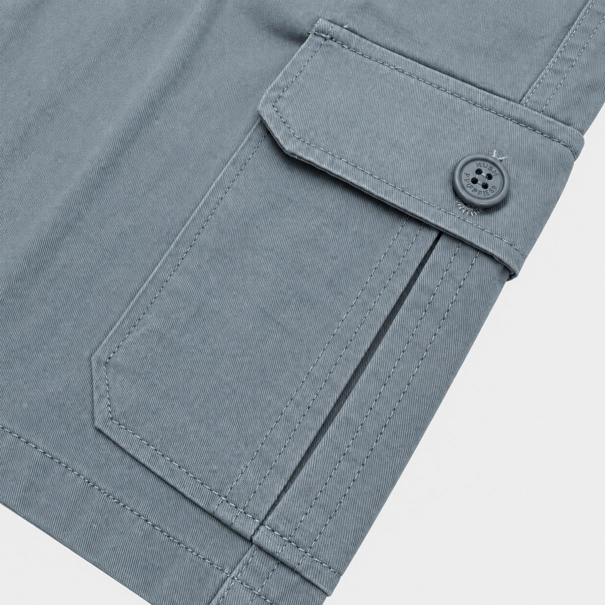 Men's Cargo Bermuda Shorts with Pleated Pockets | 100% Cotton Twill | HMM579849