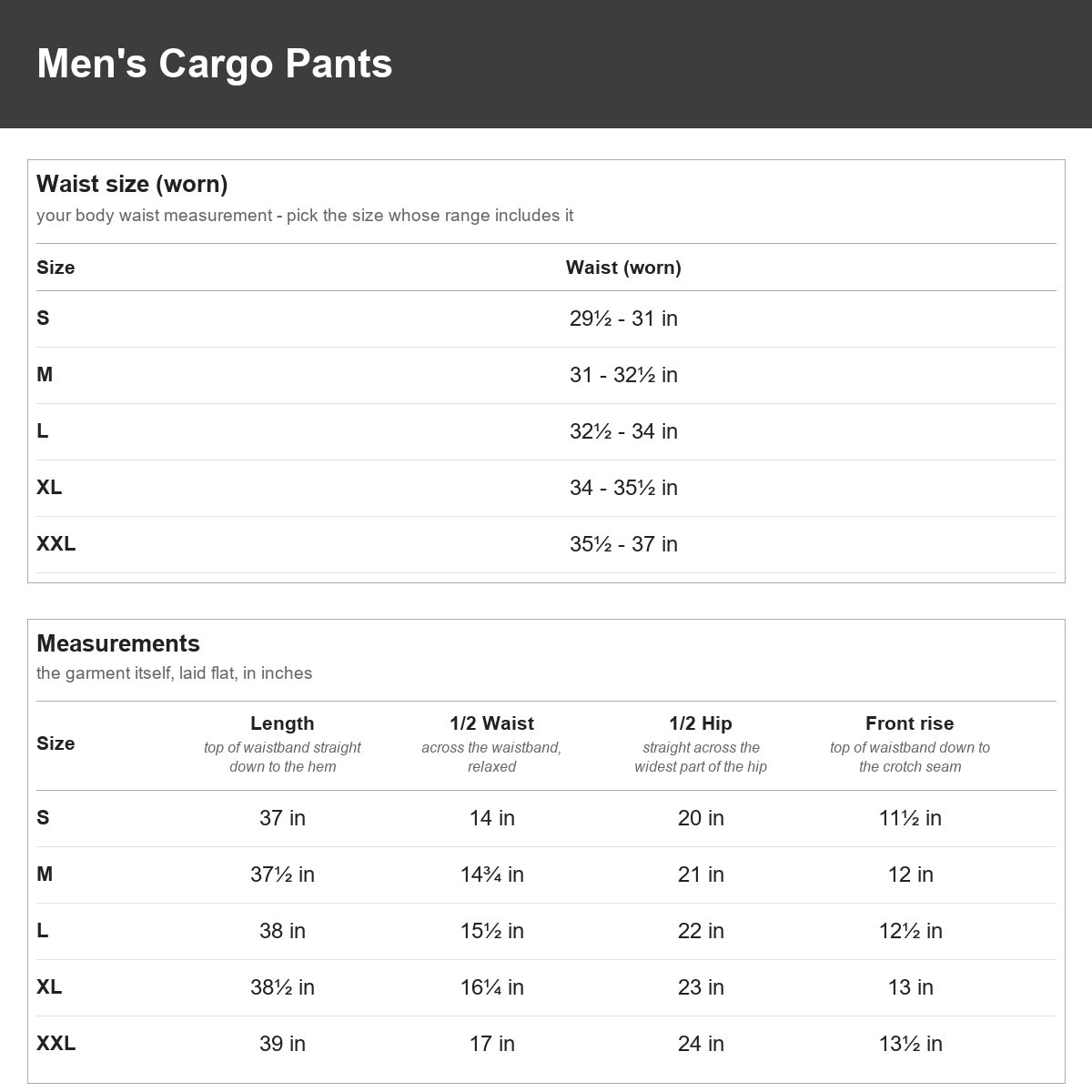 Men's Straight Cut Cargo Pants with Elastic Waist and Drawcord | 100% Cotton | HMJ651018