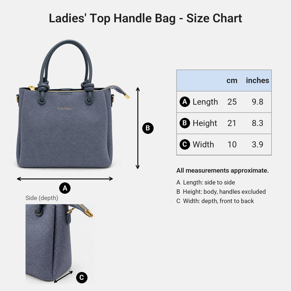 Women's Top Handle Bag | PU Leather | HLA659932