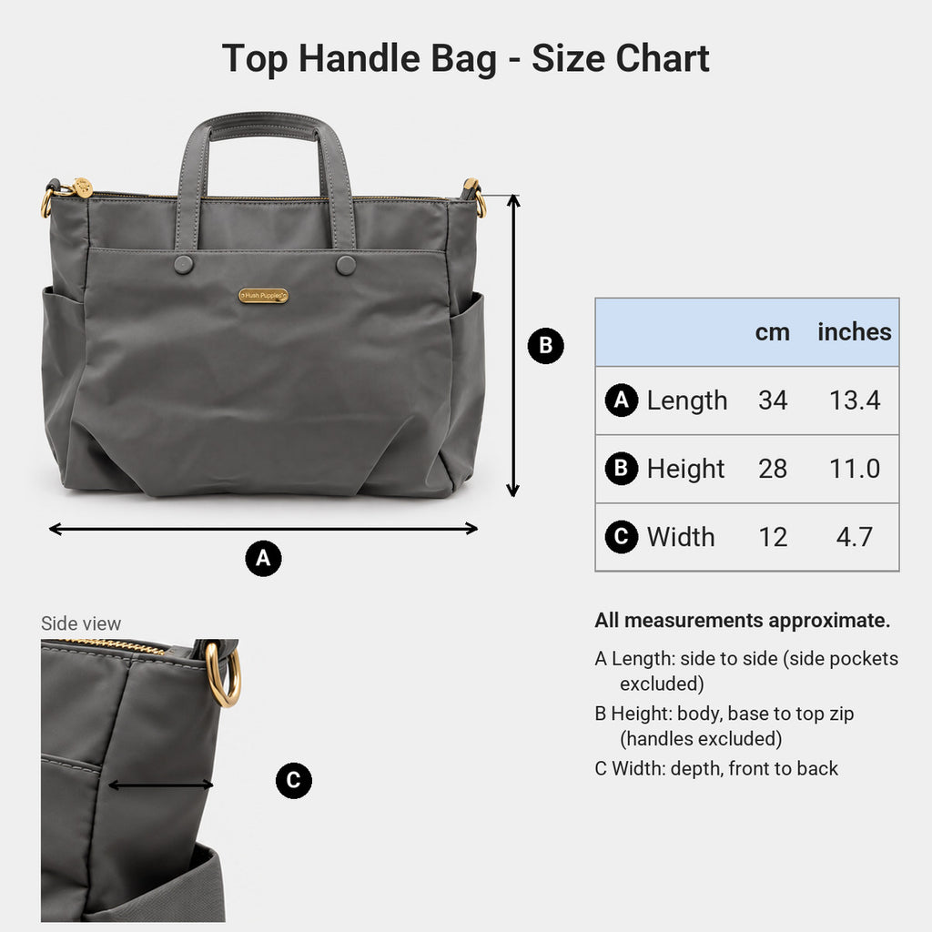 Women's Top Handle Bag | Nylon | HLA659934