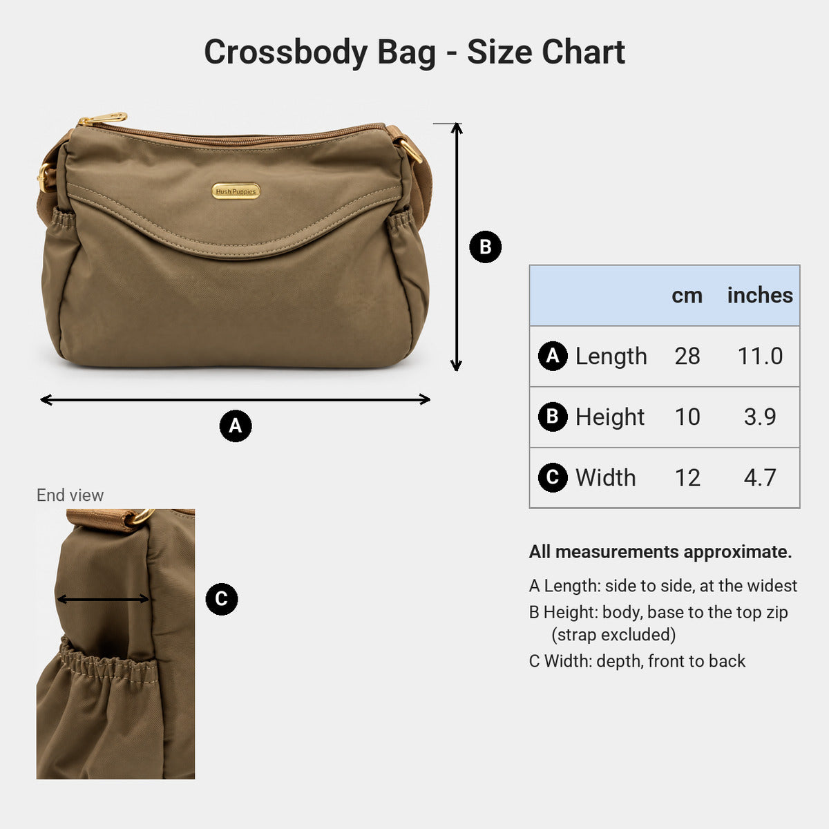Women's Crossbody Bag | Nylon | HLA659929