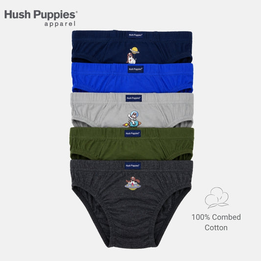 5pcs Boys' Briefs | 100% Combed Cotton | Mini HBB278323