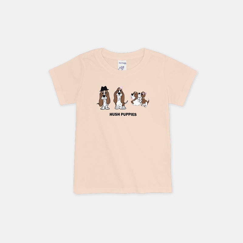 Boys' Round Neck Family Graphic Tee | 100% Cotton Single Jersey | HBT419131