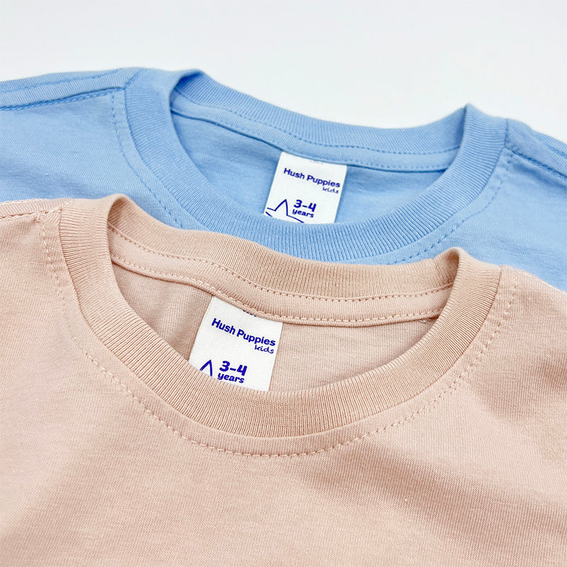 Girls' Round Neck Family Graphic Tee | 100% Cotton Single Jersey | HGT419132