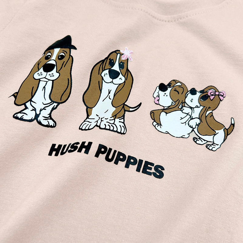 Girls' Round Neck Family Graphic Tee | 100% Cotton Single Jersey | HGT419132