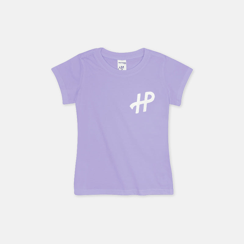 Girls' Round Neck Family Graphic Tee | 100% Cotton Single Jersey | HGT419144LLC