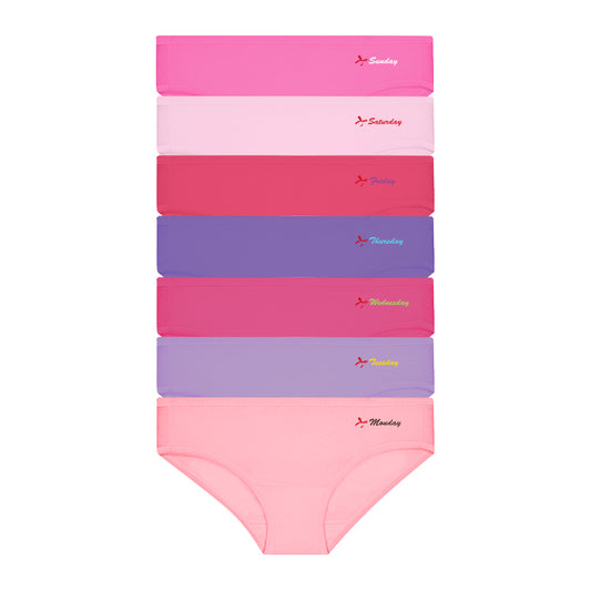 7pcs Girls' Panties | Combed Cotton | Mini HGU278126