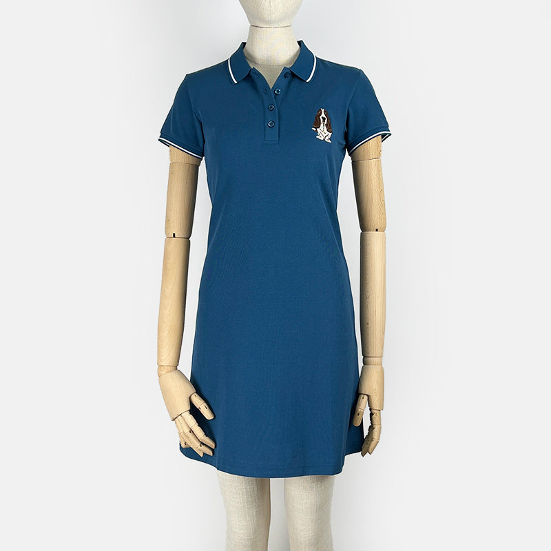 Ladies Polo Dress with Big Dog Pique | Cotton | HLD278467